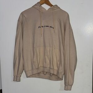 PrettyLittleThing Cream Hoodie
